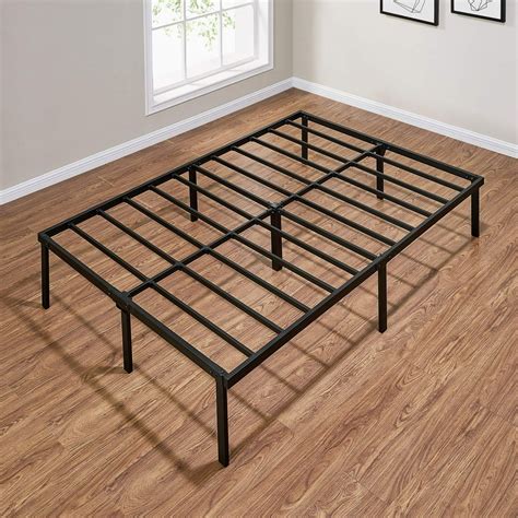 Metal Full Size Bed Frame with Wood Slats,Heavy duty Sturdy .